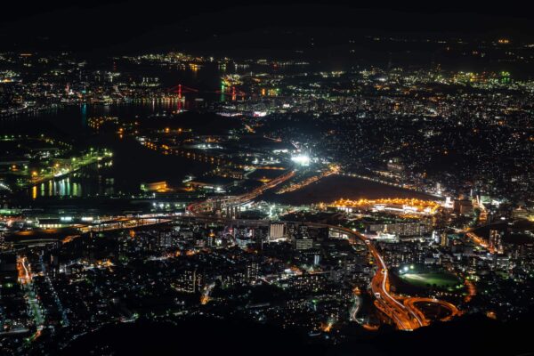 北九州市.日本三大夜景.皿倉山